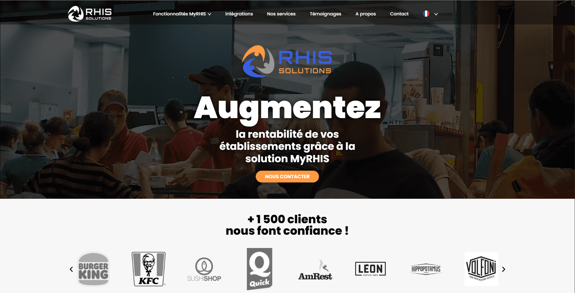 EasyRHIS product interface