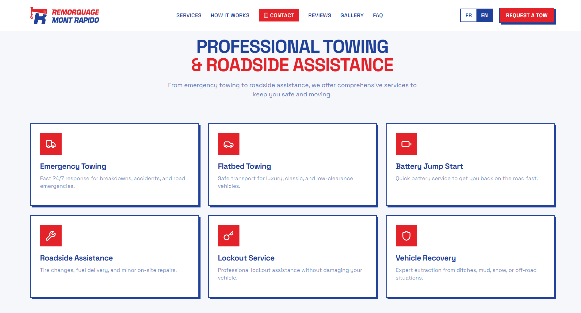 Professional Towing Services